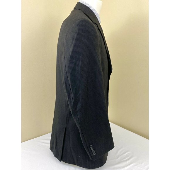 Daniel Cremieux Loro Piana Wool Suit Gray Pinstripe 44L - Picture 3 of 12